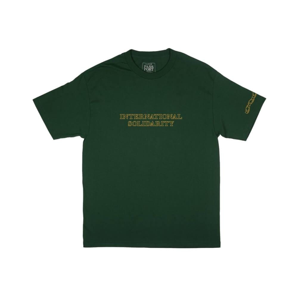 Passport Inter Solid Tee Forest Green - 50-50 Skate Shop