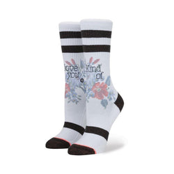 Stance Womens Sock Maybe Baby White - 50-50 Skate Shop