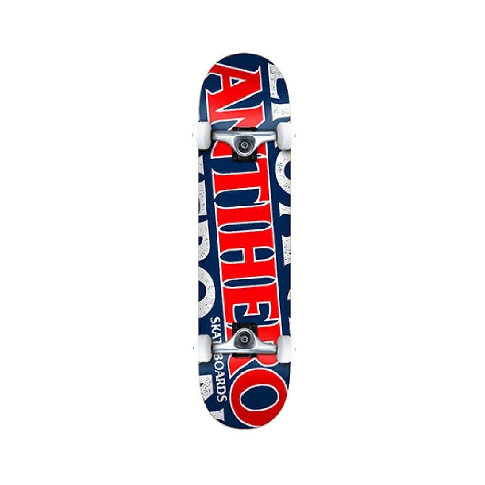 Anti Hero Skateboard Complete Blackhero 8.25" x 31.875" Navy 14.25" WB - 50-50 Skate Shop