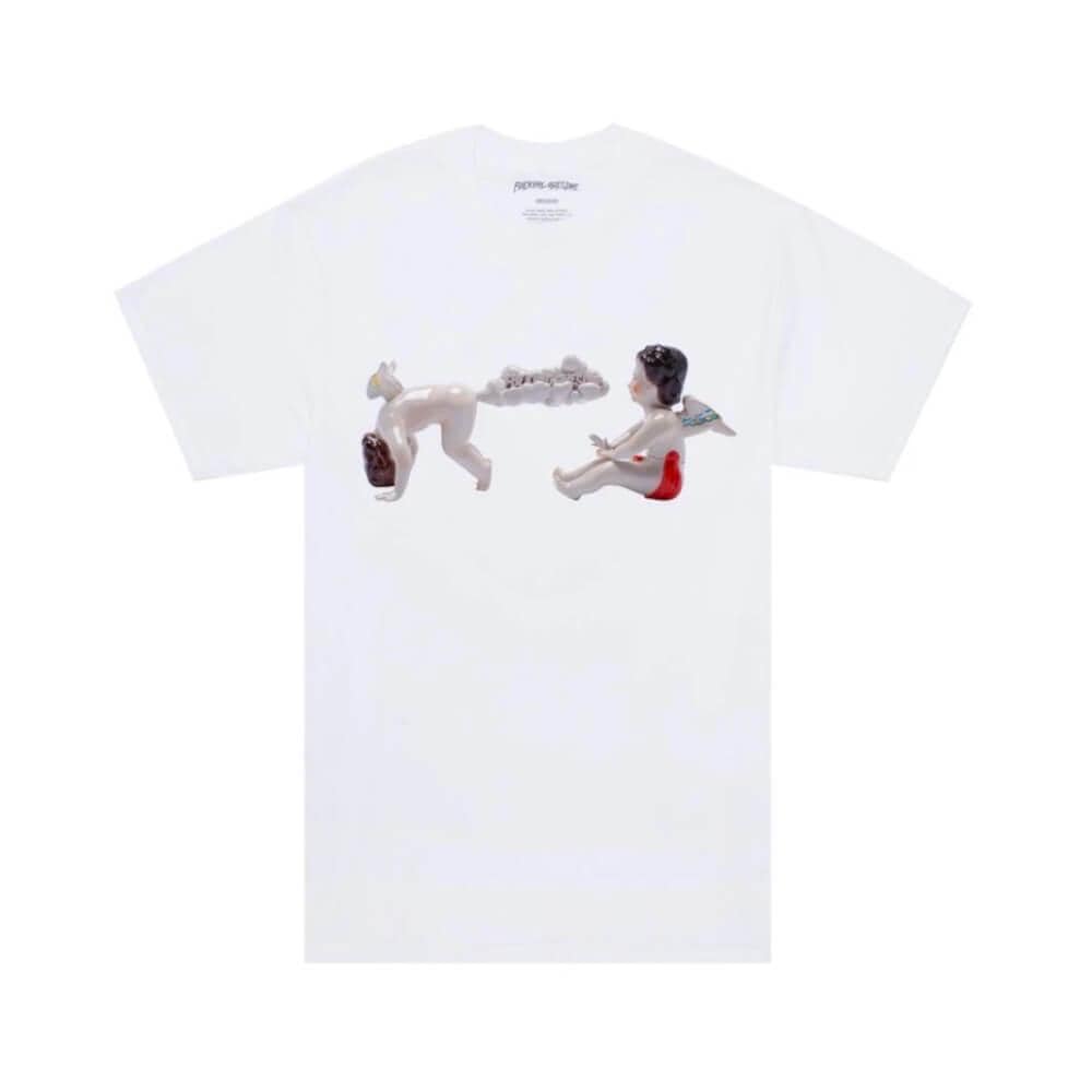Fucking Awesome Skate Cherub Fart Tee White - 50-50 Skate Shop