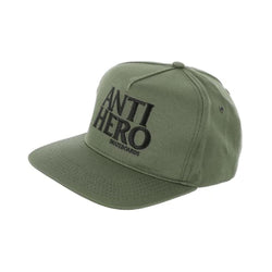 Anti Hero Cap Adjustable Blackhero Emblem Green - 50-50 Skate Shop