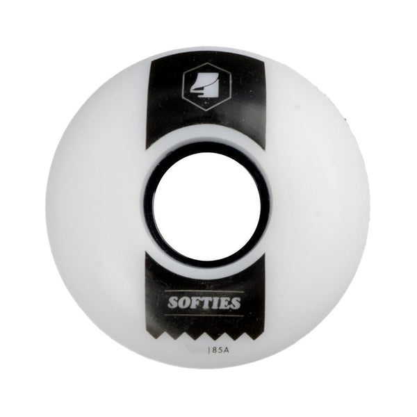 4 Wheels Softies 54MM 85A - Set of 4 - 50-50 Skate Shop