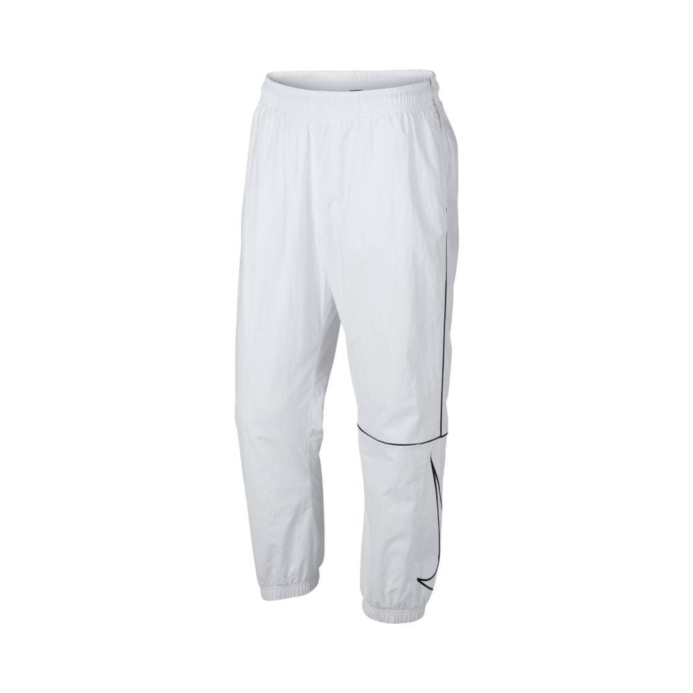 Nike SB Mens Swoosh Track Pants White Black Black 50-50 Skate Shop
