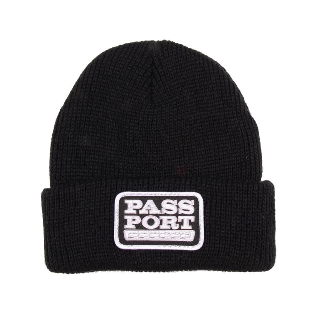 Passport Skate Auto Patch Beanie Black - 50-50 Skate Shop