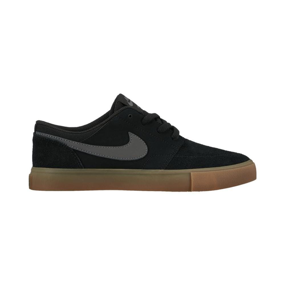 Nike Sb Kids Skate Portmore II (GS) Black/Dark Grey-Gum Light Brown - 50-50 Skate Shop