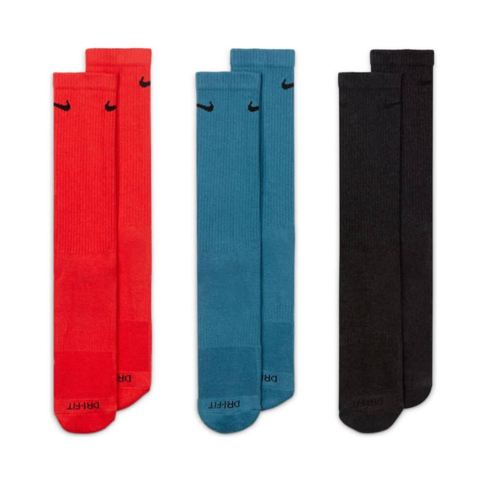 Nike SB Everyday Plus Cushioned Red Blue Black 3 Pack - 50-50 Skate Shop