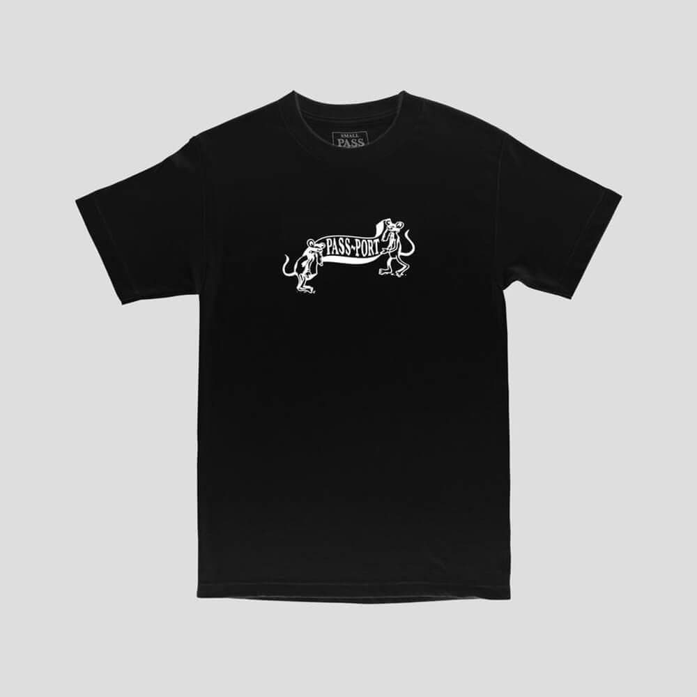 Passport Skate Missing Tilde Tee Black - 50-50 Skate Shop