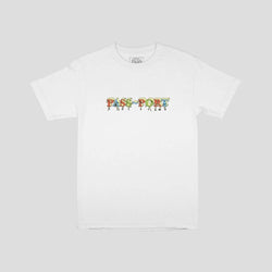 Passport PP Gang Tee White - 50-50 Skate Shop