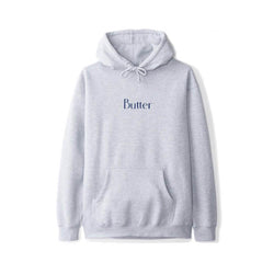 Butter Goods Hoodie Keyline Classic Logo Pullover Heather Grey - 50-50 Skate Shop