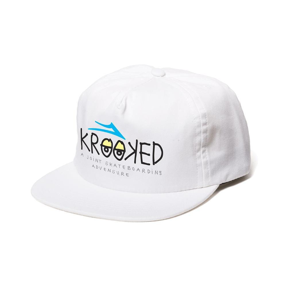 Lakai x Krooked Relaxed Fit Hat White - 50-50 Skate Shop