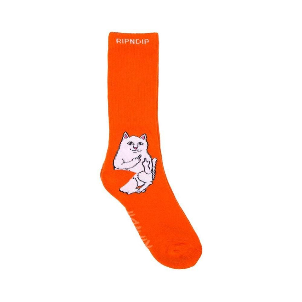 Ripndip Lord Nermal Socks Orange - 50-50 Skate Shop
