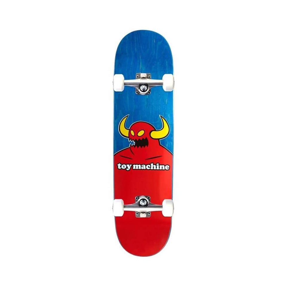 Toy Machine Skateboard Complete Monster Mini 7.375" x 29.5" Blue 12.75" WB - 50-50 Skate Shop