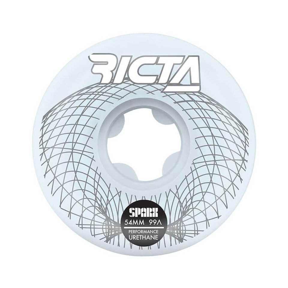 Ricta Skateboard Wheels Wireframe Sparx 54mm 99A - Set of 4 - 50-50 Skate Shop