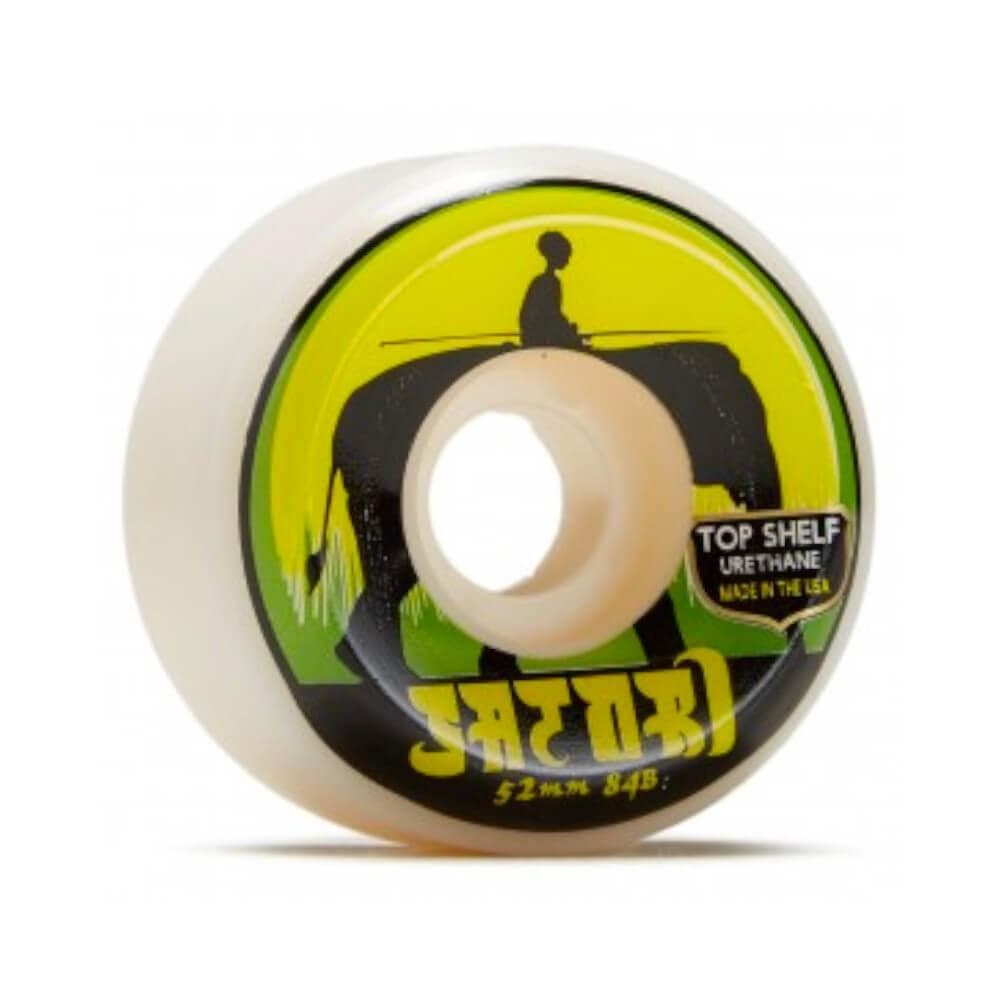 Satori Skateboard Wheels Elephant Series Top Shelf Urethane 84B (Conical) 52mm - Set of 4 - 50-50 Skate Shop