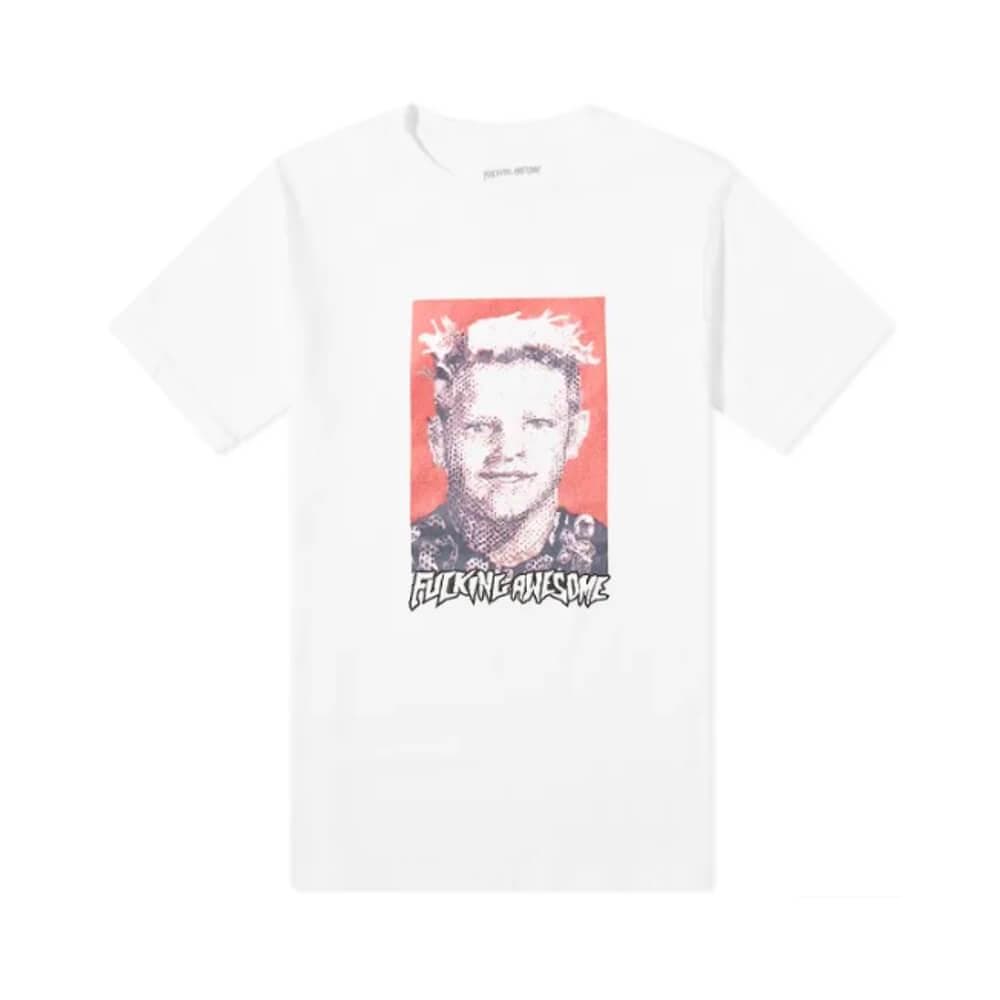 Fucking Awesome Skate Ave Felt CP Tee White - 50-50 Skate Shop