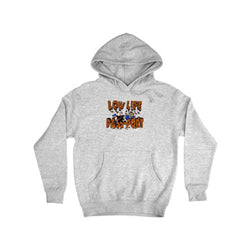 Passport Skate Low Life Brick Hoodie Grey Heather - 50-50 Skate Shop
