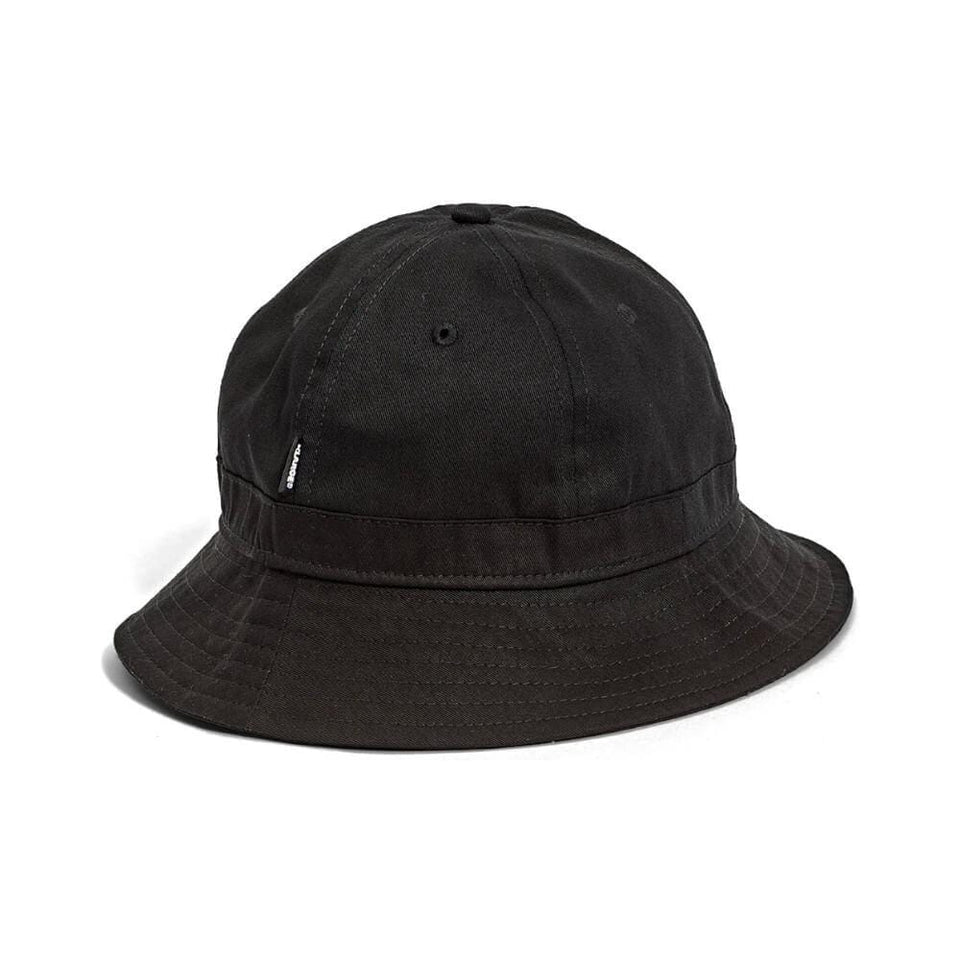 XLarge Herringbone Boonie Bell Bucket Hat Black - 50-50 Skate Shop
