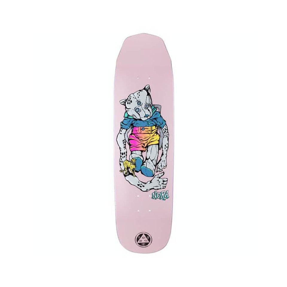 Welcome Skateboard Deck Teddy On Wicked Queen 8.5" x 32" Pink 14.75" WB - 50-50 Skate Shop