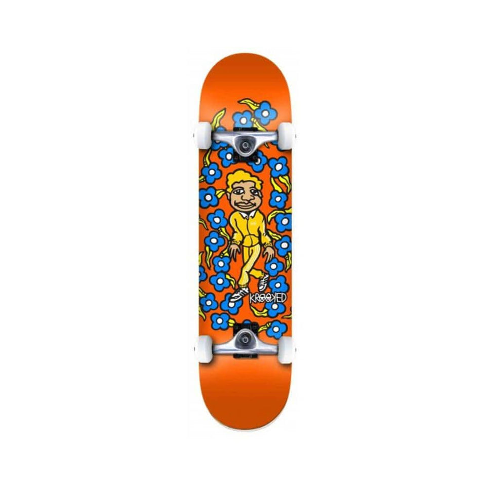 Krooked Skateboard Complete Sweatpants Mini 7.31" x 29.25" Orange 12.875" WB - 50-50 Skate Shop