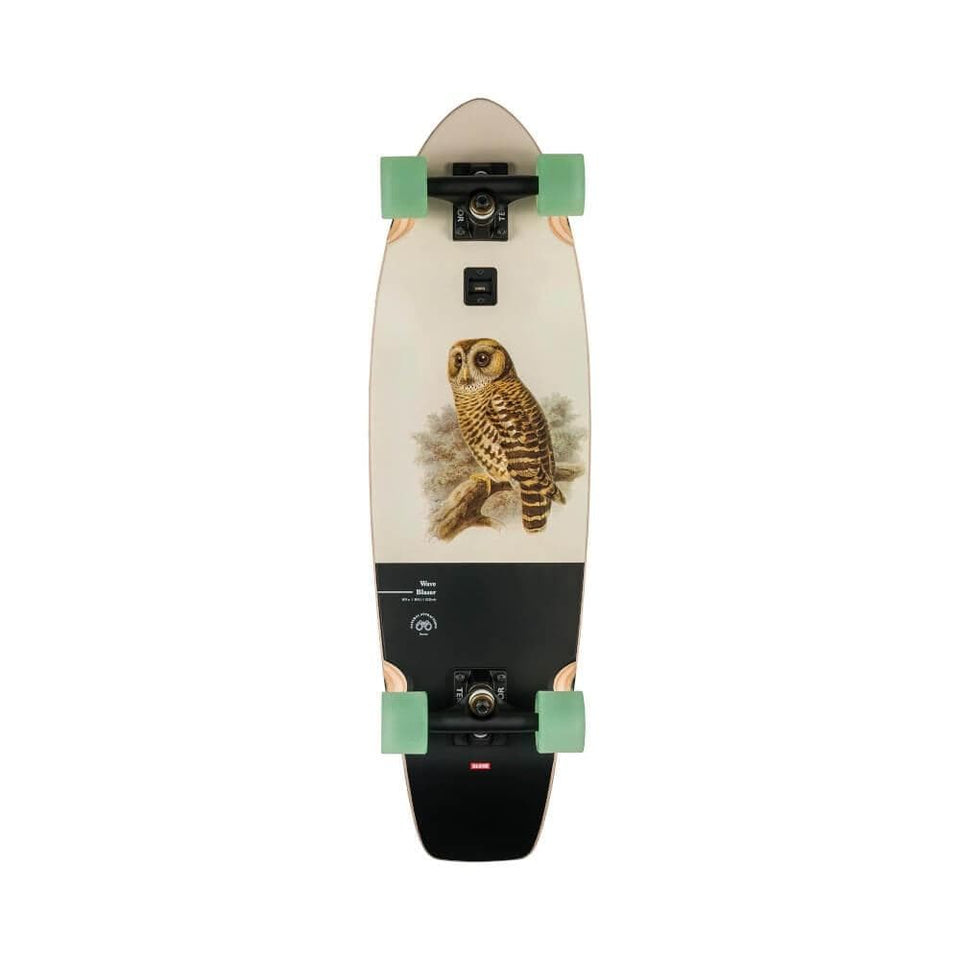 Globe Skateboard Cruiser Complete Wave Blazer 31" x 8.75" Hoot Owl 17.25" WB - 50-50 Skate Shop