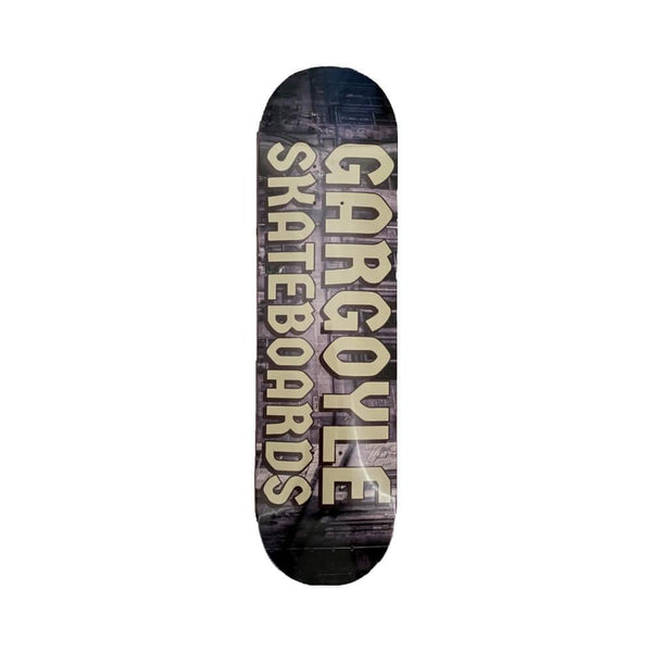 Gargoyle Skateboard Deck Letter 8.25" x 32"  14.25" WB - 50-50 Skate Shop