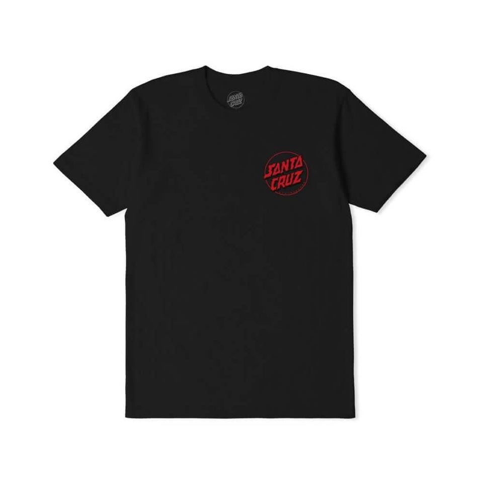 Santa Cruz Youth Depth Dot Tee Black - 50-50 Skate Shop