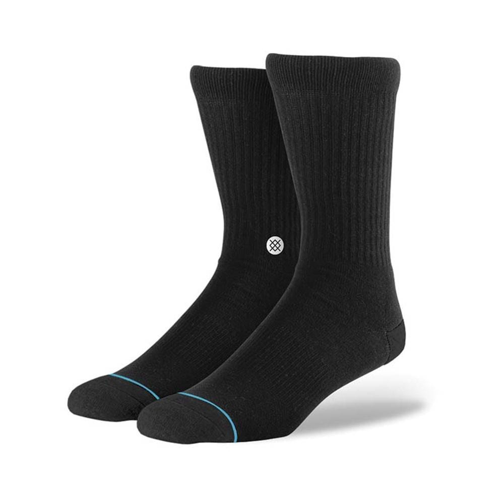 Stance Icon Socks Black/White - 50-50 Skate Shop