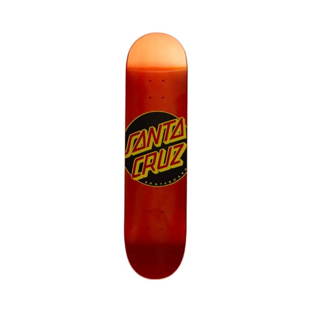 Santa Cruz Classic Dot Team Deck 7.8" x 31.7" Orange 14.25" WB - 50-50 Skate Shop