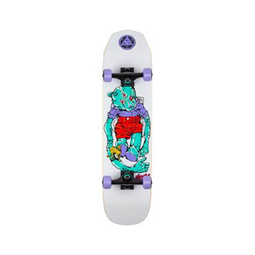 Welcome Skateboard Complete Teddy 7.75" x 31.5" White - 50-50 Skate Shop