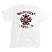 Independent Pennant Tee White - 50-50 Skate Shop