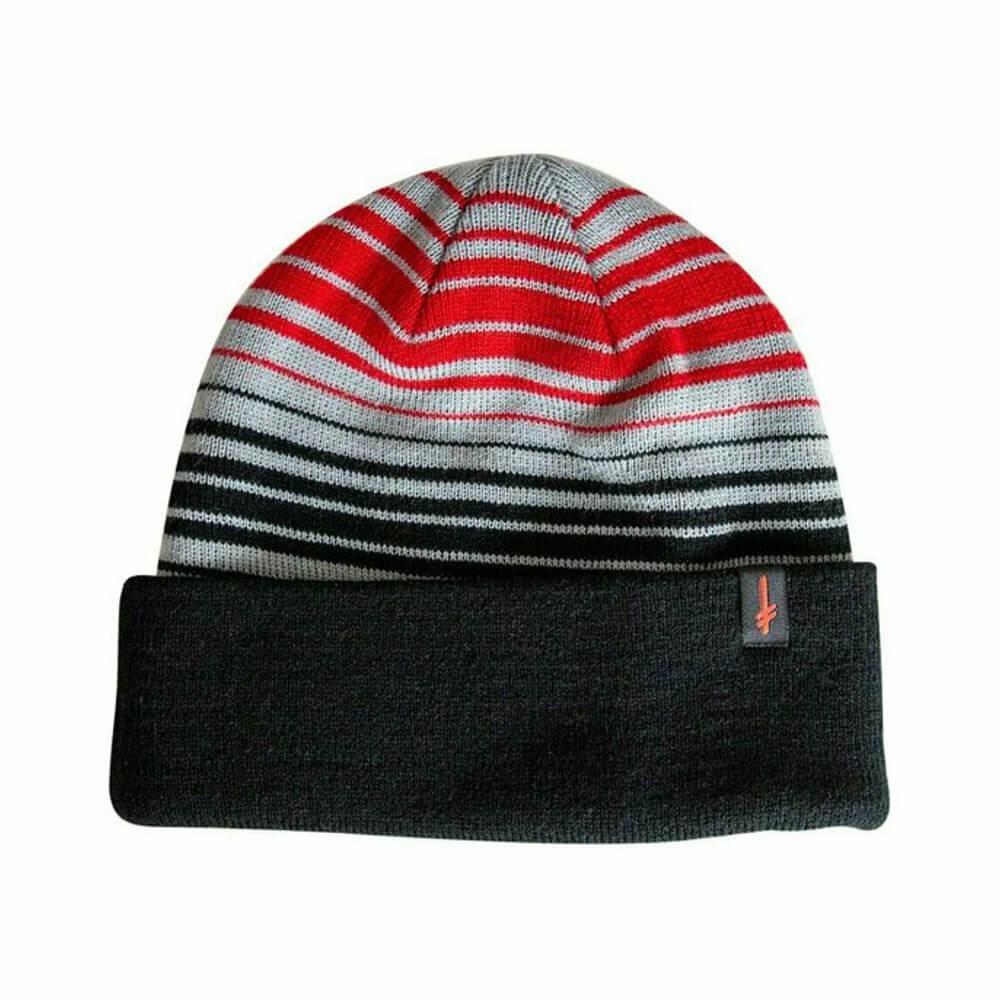 Deathwish Beanie Gang Logo Black Stripe - 50-50 Skate Shop