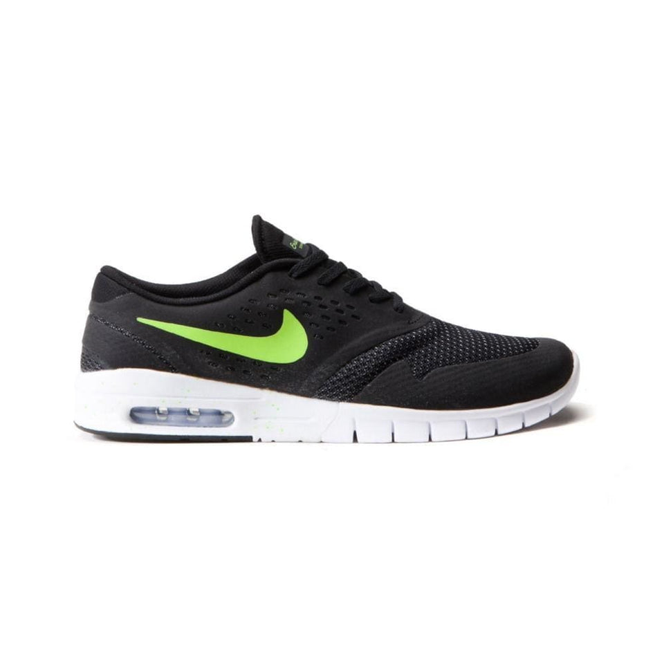NIKE ERIC KOSTON 2 MAX BLACK FLASH LIME WHITE - 50-50 Skate Shop