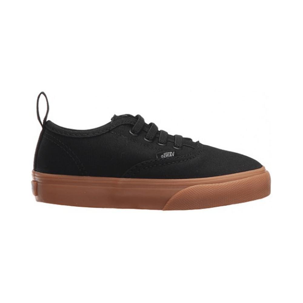 Vans Toddler Authentic V Lace (Gum) Black - 50-50 Skate Shop
