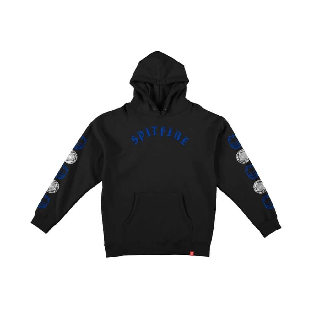 Spitfire Youth Sweater Hoodie Old E Combo Black - 50-50 Skate Shop