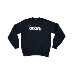 WKND College Crewneck Navy - 50-50 Skate Shop