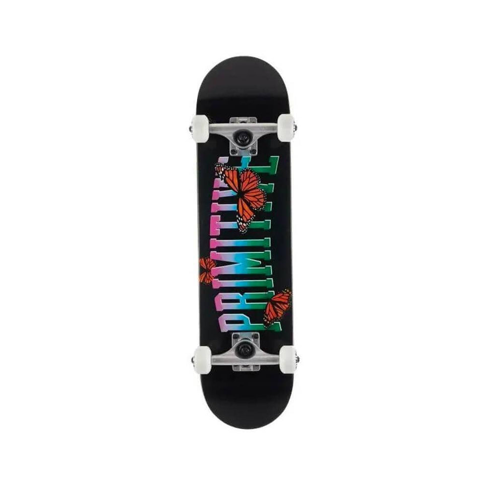 Primitive Skateboard Complete Collegiate Butterfly 7.3" x 29" 14" WB - 50-50 Skate Shop