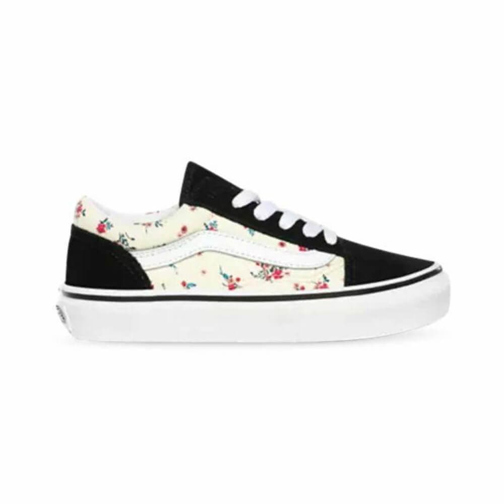 Vans kids Old Skool (Disty Floral) Classic White True White - 50-50 Skate Shop