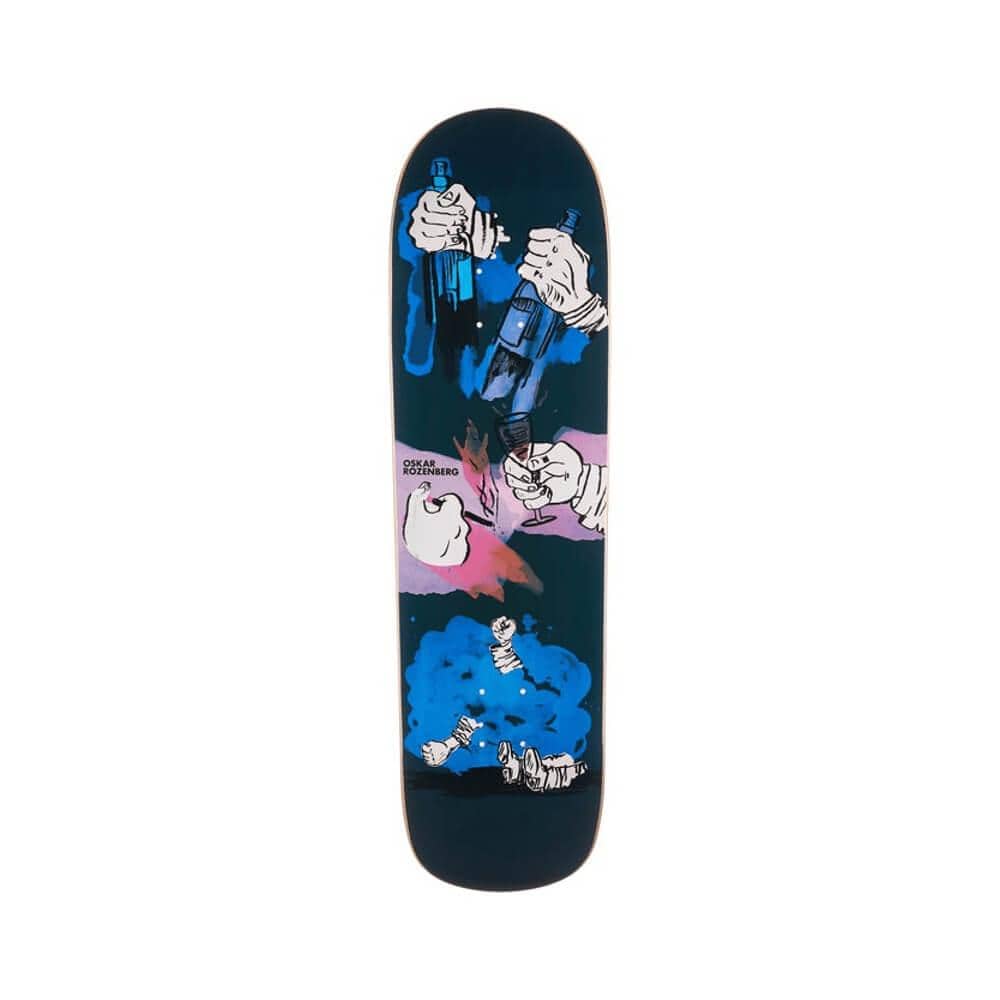 Polar Skateboard Deck Oskar Rozenberg Night Bender P8 Shape 8.8" x 32.125" - 50-50 Skate Shop