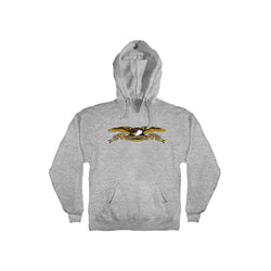 Anti Hero Youth Sweater Hoodie Eagle Grey - 50-50 Skate Shop