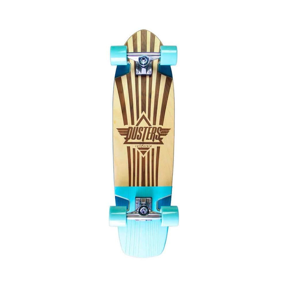 Dusters Skateboard Complete Keen Retro Frame Cruiser 31" x 8.25" Teal 16.5" WB - 50-50 Skate Shop