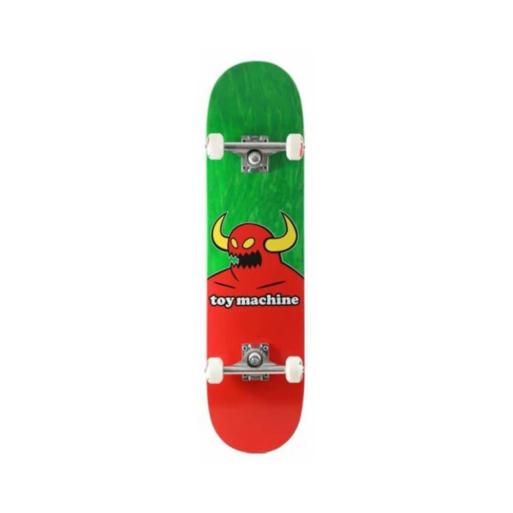 Toy Machine Skateboard Complete Monster Mini 7.375" x 29.5" Green 12.75" WB - 50-50 Skate Shop