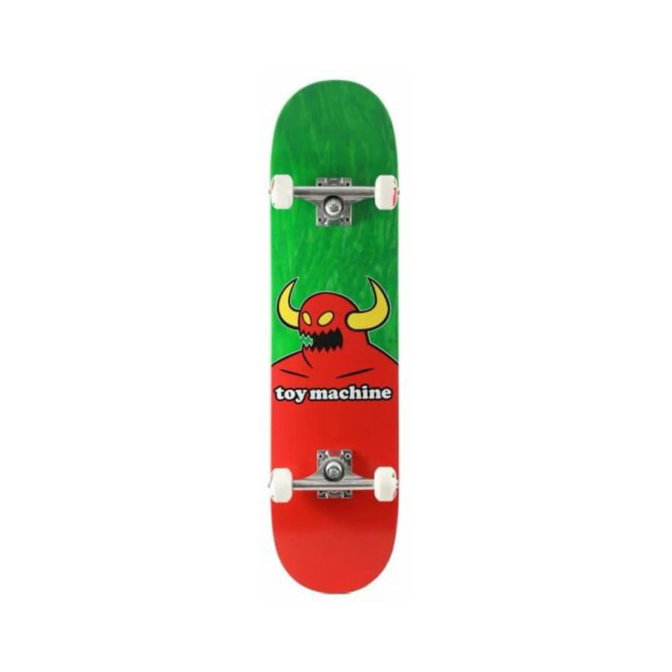Toy Machine Skateboard Complete Monster Mini 7.375" x 29.5" Green 12.75" WB - 50-50 Skate Shop