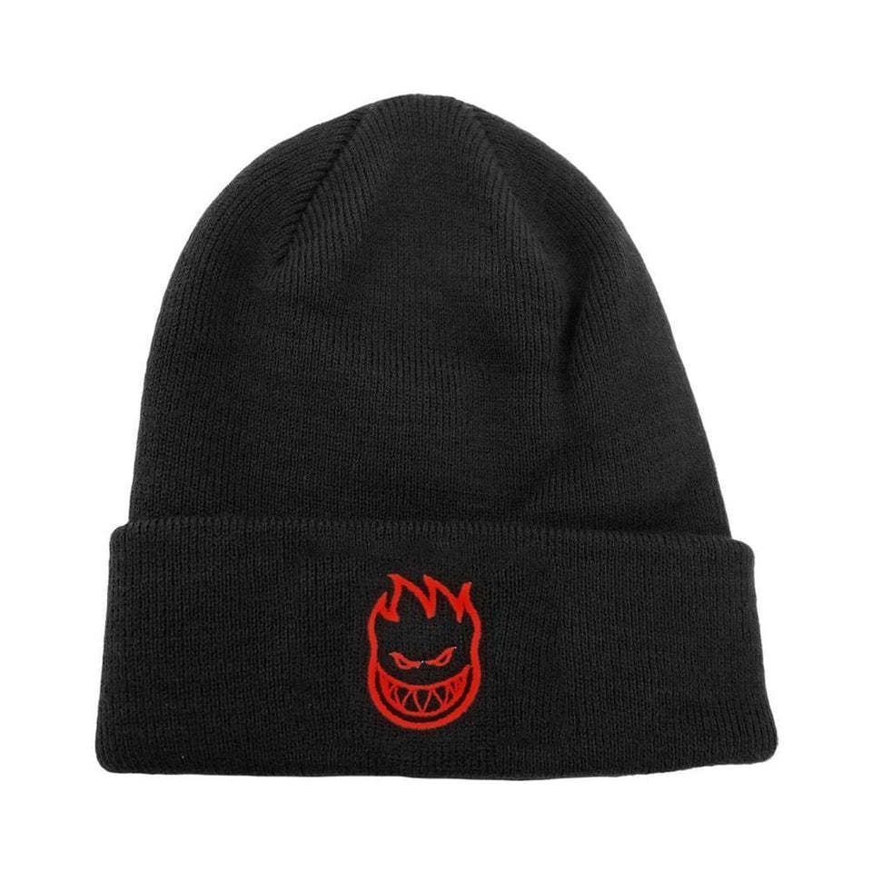Spitfire Beanie Bighead Emblem Black Red - 50-50 Skate Shop