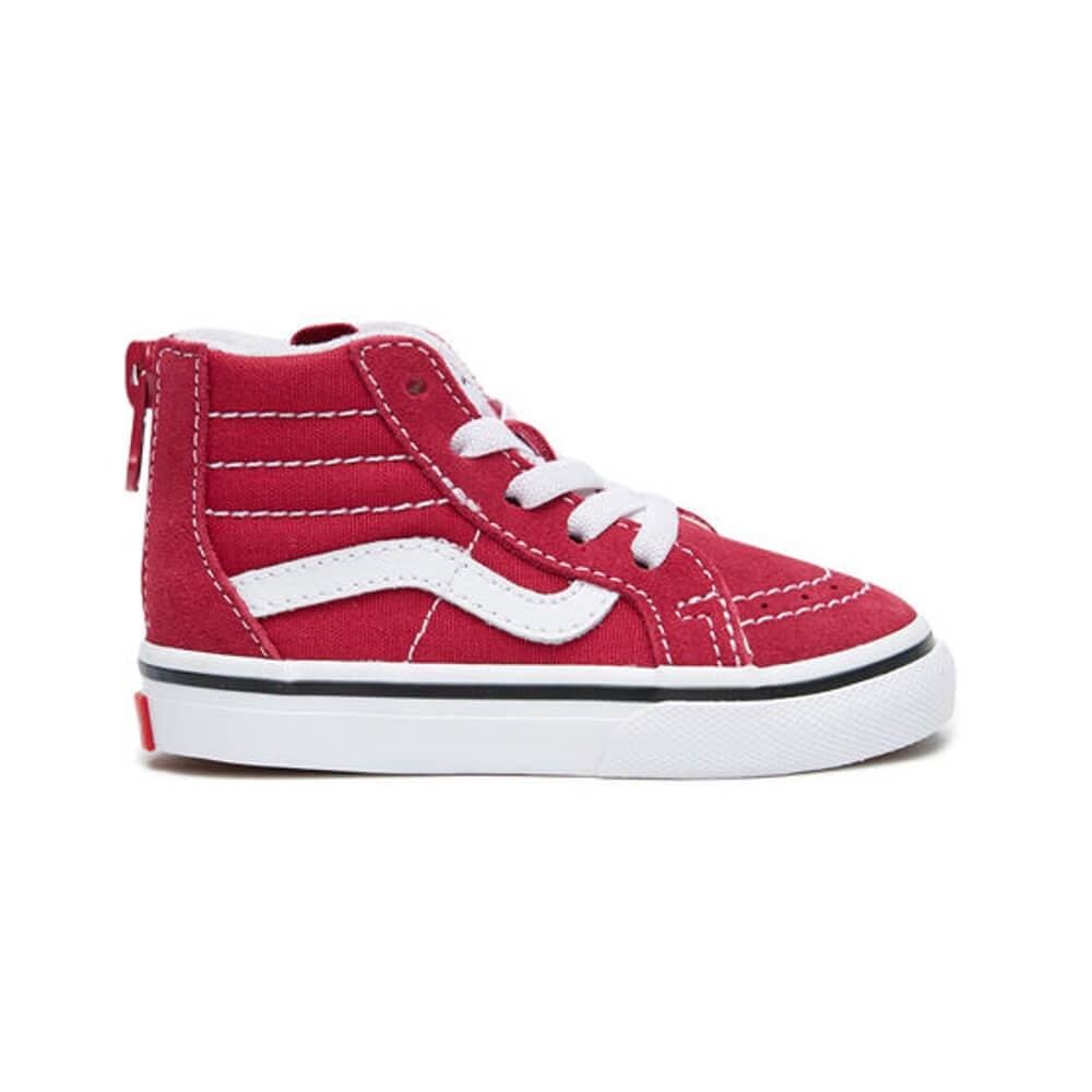 Vans Toddler Sk8 Hi Cerise True White 50-50 Skate Shop
