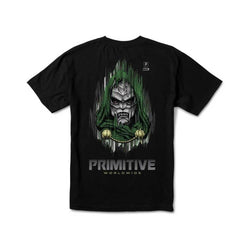 Primitive Skate Tee Marvel Doom Black - 50-50 Skate Shop