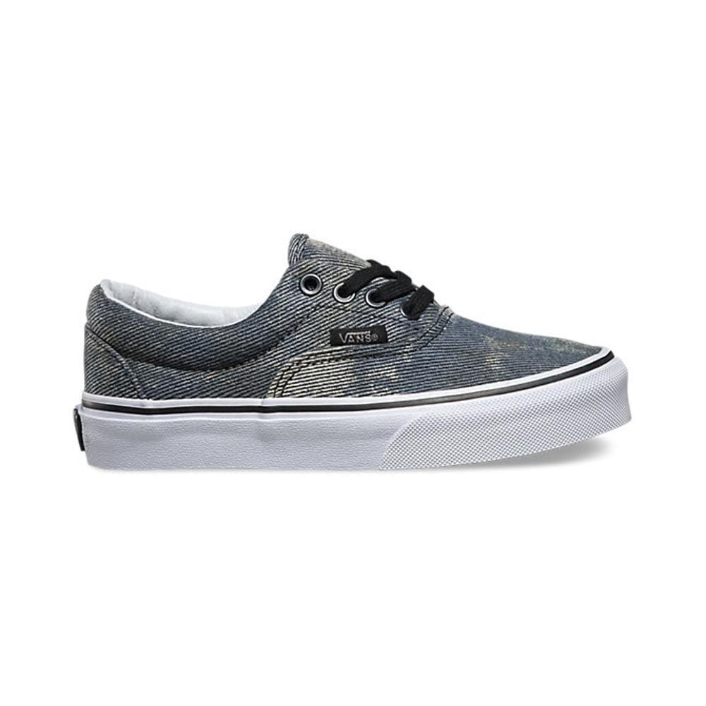 Vans Kids Era (Acid Denim) Navy Black - 50-50 Skate Shop