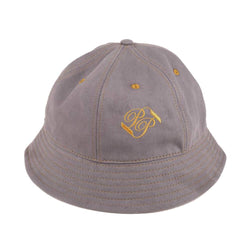 Passport Banner 6 Panel Bucket Hat Steel Grey - 50-50 Skate Shop