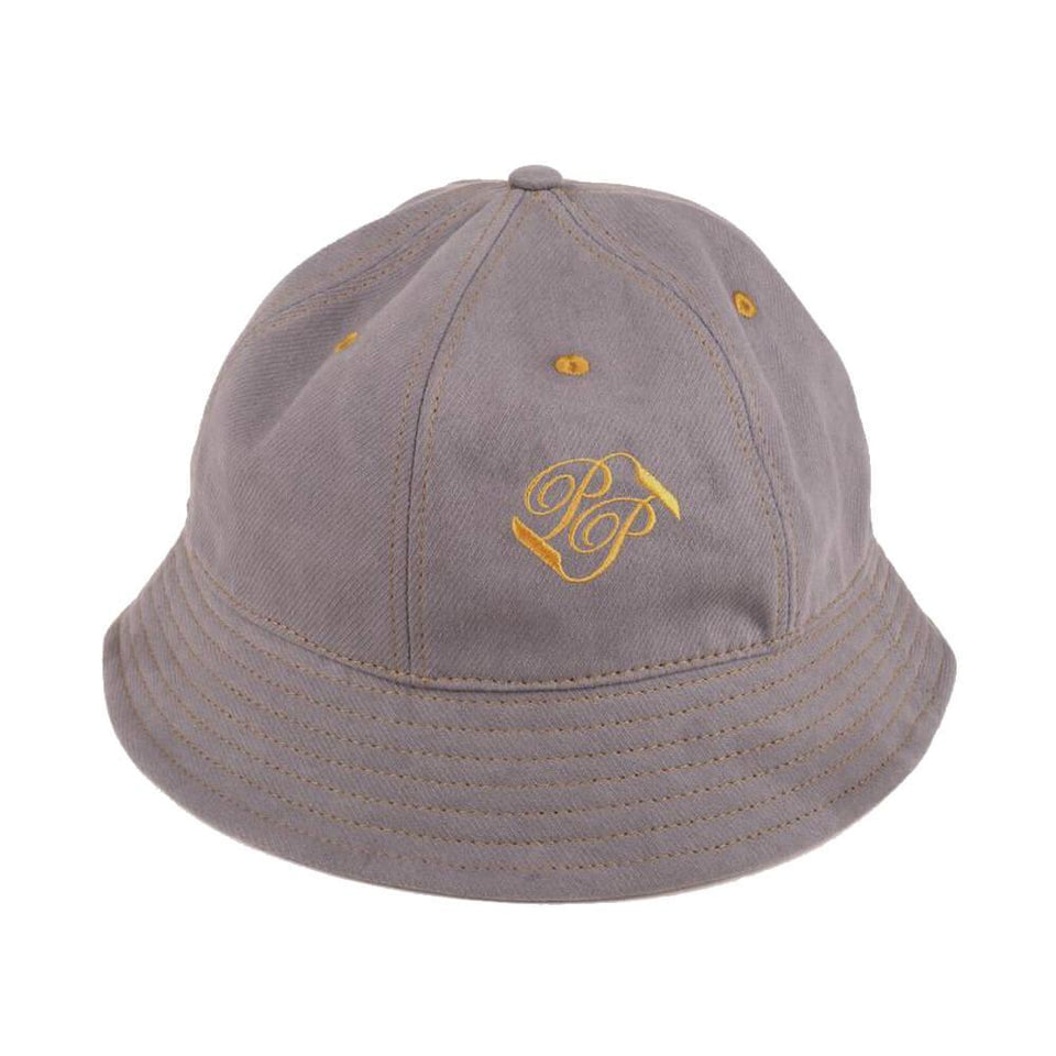 Passport Banner 6 Panel Bucket Hat Steel Grey - 50-50 Skate Shop