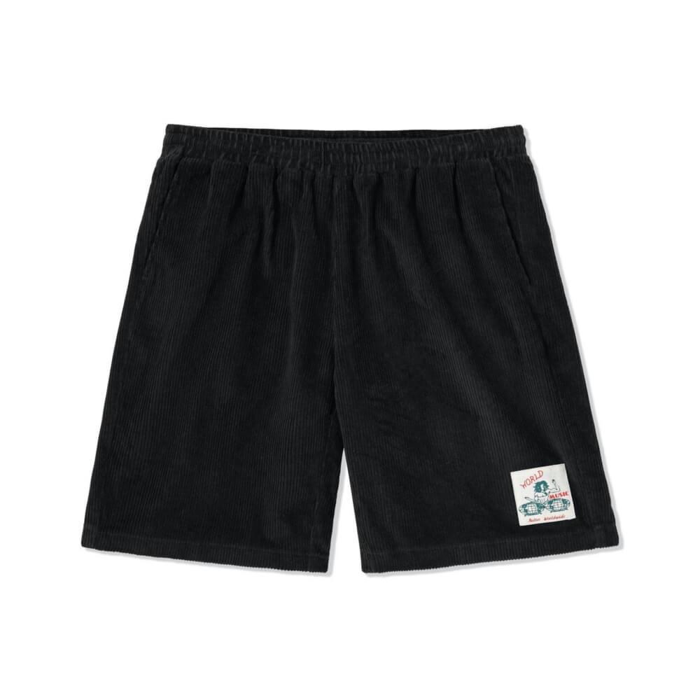 Butter Goods World Music Shorts Black - 50-50 Skate Shop