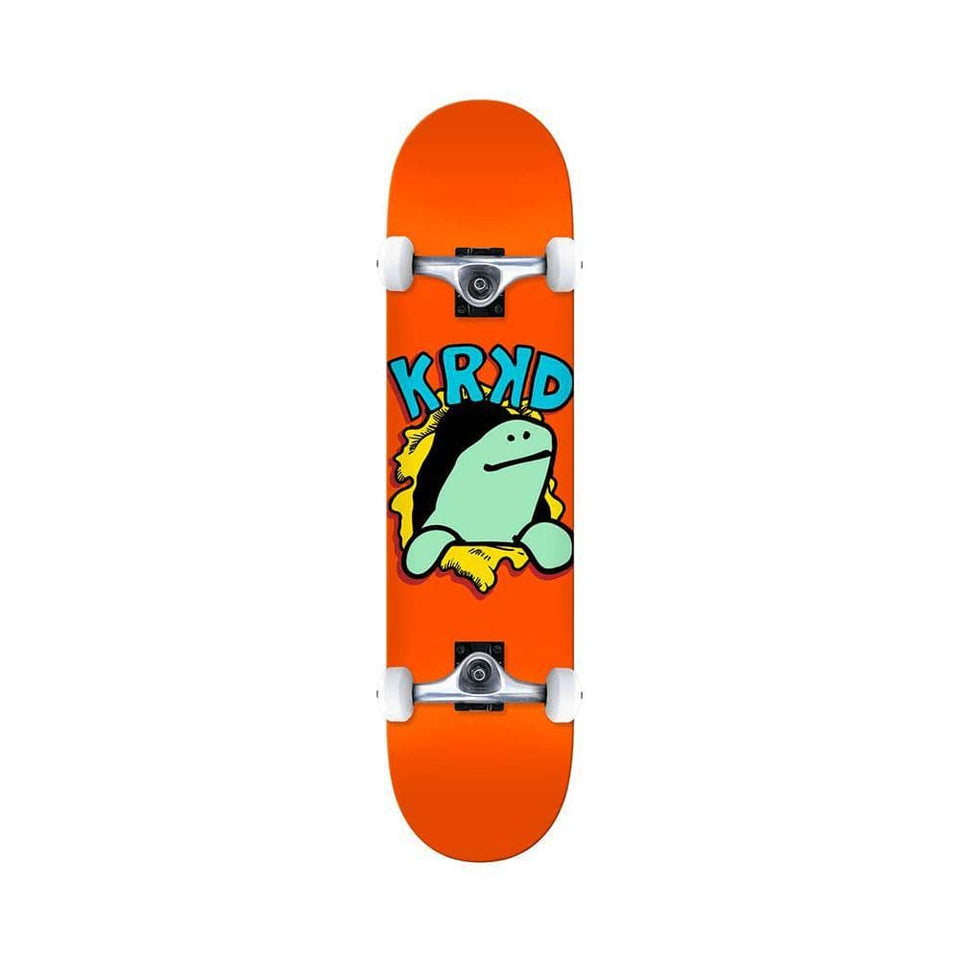 Krooked Skateboard Complete Shmoo Krash 7.75" x 31.5" Orange - 50-50 Skate Shop